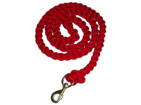 Red Cotton Lead Rope